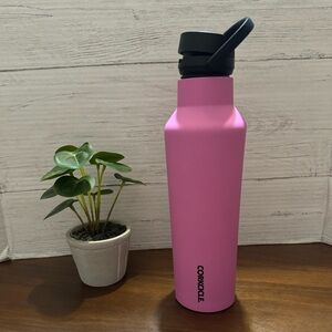 Corkcicle pink sports canteen